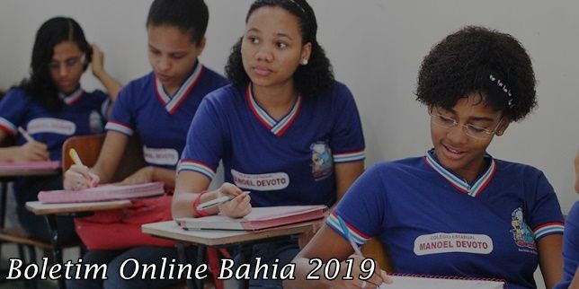 Boletim Online Bahia 2019