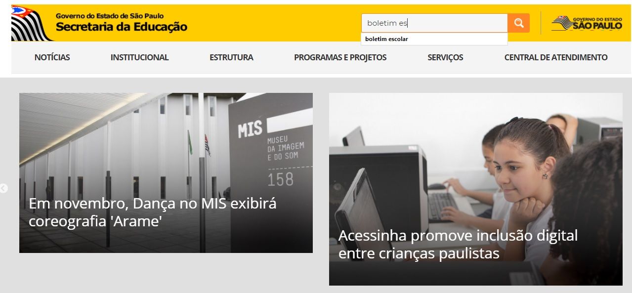 BOLETIM ESCOLAR ONLINE 2019 → Consultar Notas E Resultado