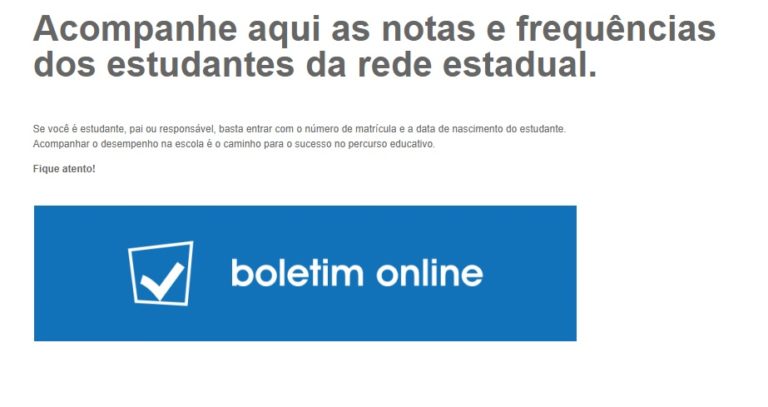 BOLETIM ESCOLAR ONLINE BA 2020 → Consultar Notas E Resultados